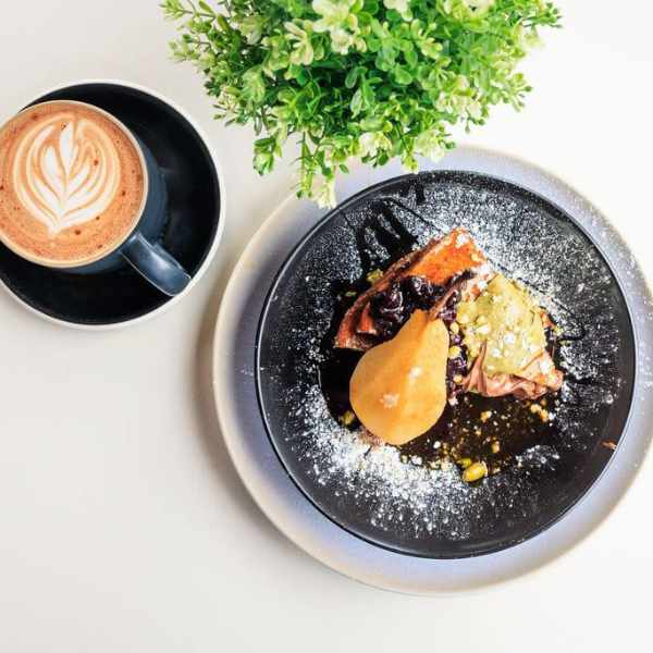 Pastries and coffee